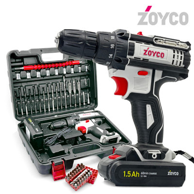 [조이코] 플렉시블 가정용 MAX 21V 전동드릴세트 / GT-PW6620